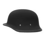 Half Biker WORLD'S SMALLEST LIGHTEST SOA Non-DOT Flat Black Half Helmet