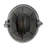 Half Biker WORLD'S SMALLEST LIGHTEST SOA Non-DOT Flat Black Half Helmet