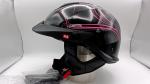 LS2 Helmets 590-1121 Rebellion Wheels Wings Half Motorcycle Helmet Black XS