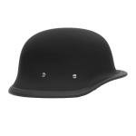 Half Biker WORLD'S SMALLEST LIGHTEST SOA Non-DOT Flat Black Half Helmet