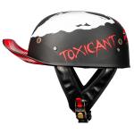 ILM Vintage Baseball Cap Motorcycle Half Helmet Open Face Scooter Retro DOT Z106