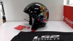 LS2 Helmets 568-3103 Bagger Murica Half Motorcycle Helmet Gloss Black Medium