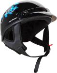 Cartman Cruiser Motorcycle Half Face Helmet, Skull DOT Approved 808, Medium.