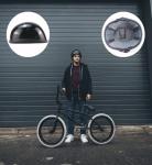 Motorcycle Half Helmet, DOT Approved Adult Men Women Retro Open Face Helmets,...