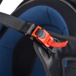 AHR Motorcycle Half Face Helmet DOT Approved Bike Cruiser High Gloss Black M