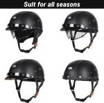 Half Helmet Motorcycle Men Women Adult Open Face Motorcycle MEDIUM