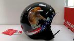LS2 Helmets 568-3103 Bagger Murica Half Motorcycle Helmet Gloss Black Medium