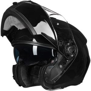 ILM Adult Motorcycle Modular Full Face Snowmobile Helmet Flip up Dual Visor DOT