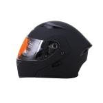 Helmet Motorcycle Full Face DOT Flip Dual Visor Modular Bike Black Street SHIELD