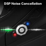 DOT Motorcycle Helmet Modular Dual Visor + Bluetooth Headset Intercom + Gloves