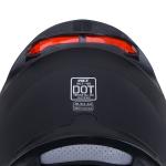 NEW DOT Flip up Modular Full Face Motorcycle Helmet Dual Visors with LED Helmet