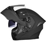 ILM Seller Refurbish Flip up Modular Full Face Motorcycle Helmet 2 Visor LED DOT