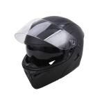 NEW DOT Flip up Modular Full Face Motorcycle Helmet Dual Visors with LED Helmet