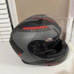 Triangle Modular Flip Up Motorcycle Helmet Dual Visor Full Face Helmet