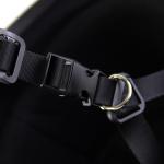 DOT Low Profile German Novelty Flat Black Motorcycle Half Helmet Cruiser Chopper