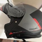 Triangle Modular Flip Up Motorcycle Helmet Dual Visor Full Face Helmet