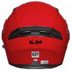 ILM Red Refurbished Full Face Modular Motorcycle Helmet Dual Visor DOT 902