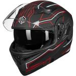 ILM Modular Full Face Motorcycle Helmet LED Adults Snowmobile Helmet DOT 902L