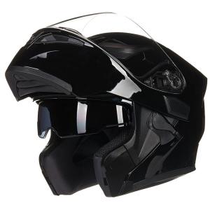 ILM Refurbished Glossy Full Face Modular Motorcycle Helmet Winter Dual Visor DOT