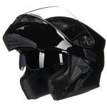 ILM Refurbished Glossy Full Face Modular Motorcycle Helmet Winter Dual Visor DOT
