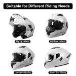 Adult Modular Motorcycle Helmets, DOT Approved Flip up Dual Visor Full Face Helm