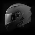 DOT Bluetooth Flip Up Modular Motorcycle Helmets Motorbike Helmet Black Bike USA