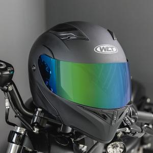 Motorcycle DOT Modular Helmet Full Face Dual Visor Flip Up Moto Helmet + SHIELD