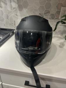 1Storm Motorcycle Full Face Helmet Modular Flip up Dual Shield Inner Sun Visor