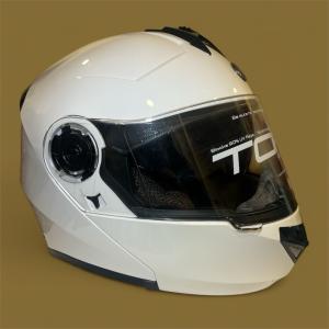 Torc T27 Full Face Modular Motorcycle Helmet; Gloss White Size Médium (57-58cm)