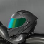 Motorcycle DOT Modular Helmet Full Face Dual Visor Flip Up Moto Helmet + SHIELD