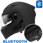 DOT Approved Bluetooth Flip Up Modular Motorcycle Helmets Motorbike Helmet Bike