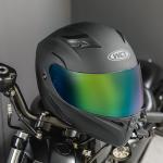 Motorcycle DOT Modular Helmet Full Face Dual Visor Flip Up Moto Helmet + SHIELD