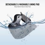 VEVOR Full Face Motorcycle Helmet Winter Flip Up Modular Helmets Dual Visor DOT