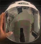 YEMA 627 Open Face Motorcycle Helmets, DOT Approved 3/4 White Size XXL