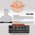 Milwaukee Helmets 9830 Rascal 3/4 Open Face Flat Black 2 in 1 Motorcycle Helmet