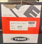 YEMA 627 Open Face Motorcycle Helmets, DOT Approved 3/4 White Size XXL