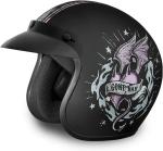 Daytona Helmets 3/4 Shell Open Face Motorcycle Helmet Quick Release DOT Approved