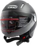 Yema Open Face Motorcycle Helmet Matte Black Size Extra Large Part YEMA-627MBM
