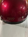 A vintage Shoei RJ-101V Open Face Racing Motorcycle Helmet 11”w 7”H