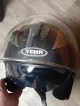Motorcycle Helmets. 1 Open Face Large... 1 with Face Shield and Visor Medium...