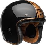 Bell Custom 500 Open Face Motorcycle Helmet Rally Gloss Black/Bronze XL