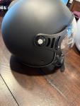 Yesmotor 3/4 Motorcycle Helmets Retro Open Face Vespa Scooters Helmet Small