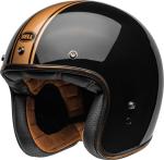 Bell Custom 500 Open Face Motorcycle Helmet Rally Gloss Black/Bronze XL