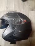 Motorcycle Helmets. 1 Open Face Large... 1 with Face Shield and Visor Medium...