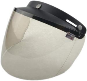 Retro Universal Standard 3-Snap Open Face Motorcycle Helmets Light Smoke