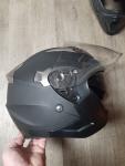 Motorcycle Helmets. 1 Open Face Large... 1 with Face Shield and Visor Medium...