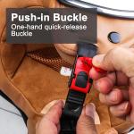 Open Face Motorcycle Helmet for Adults, Half Moped Helmets Medium, Black 