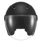Uimoso DOT Motorcycle Modular Full Face 3/4 Open Face Helmet Black-M/L/XL Size