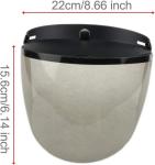 Retro Universal Standard 3-Snap Open Face Motorcycle Helmets Light Smoke