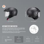 New Open & Full Face & Modular 3/4 Half Motorcycle Helmet Dual Visor Unisex DOT